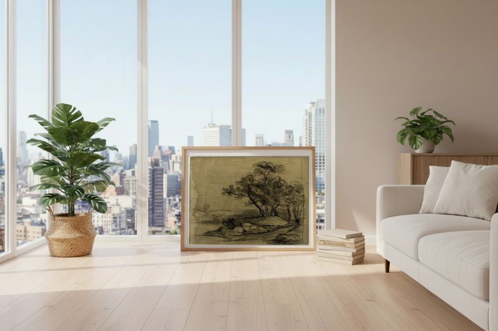 Framed room mockup - loft