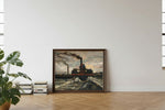 Framed room mockup - leaning