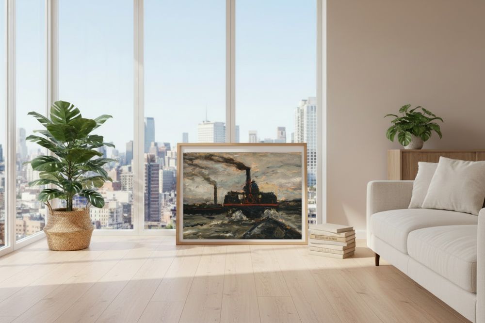 Framed room mockup - loft