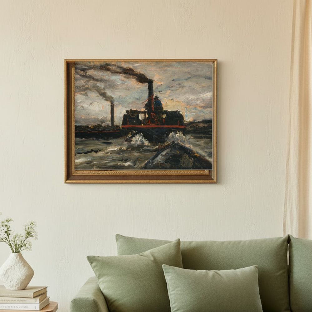 Framed room mockup - sage