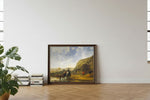 Framed room mockup - leaning
