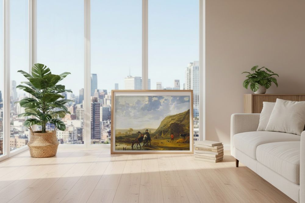 Framed room mockup - loft