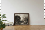 Framed room mockup - leaning