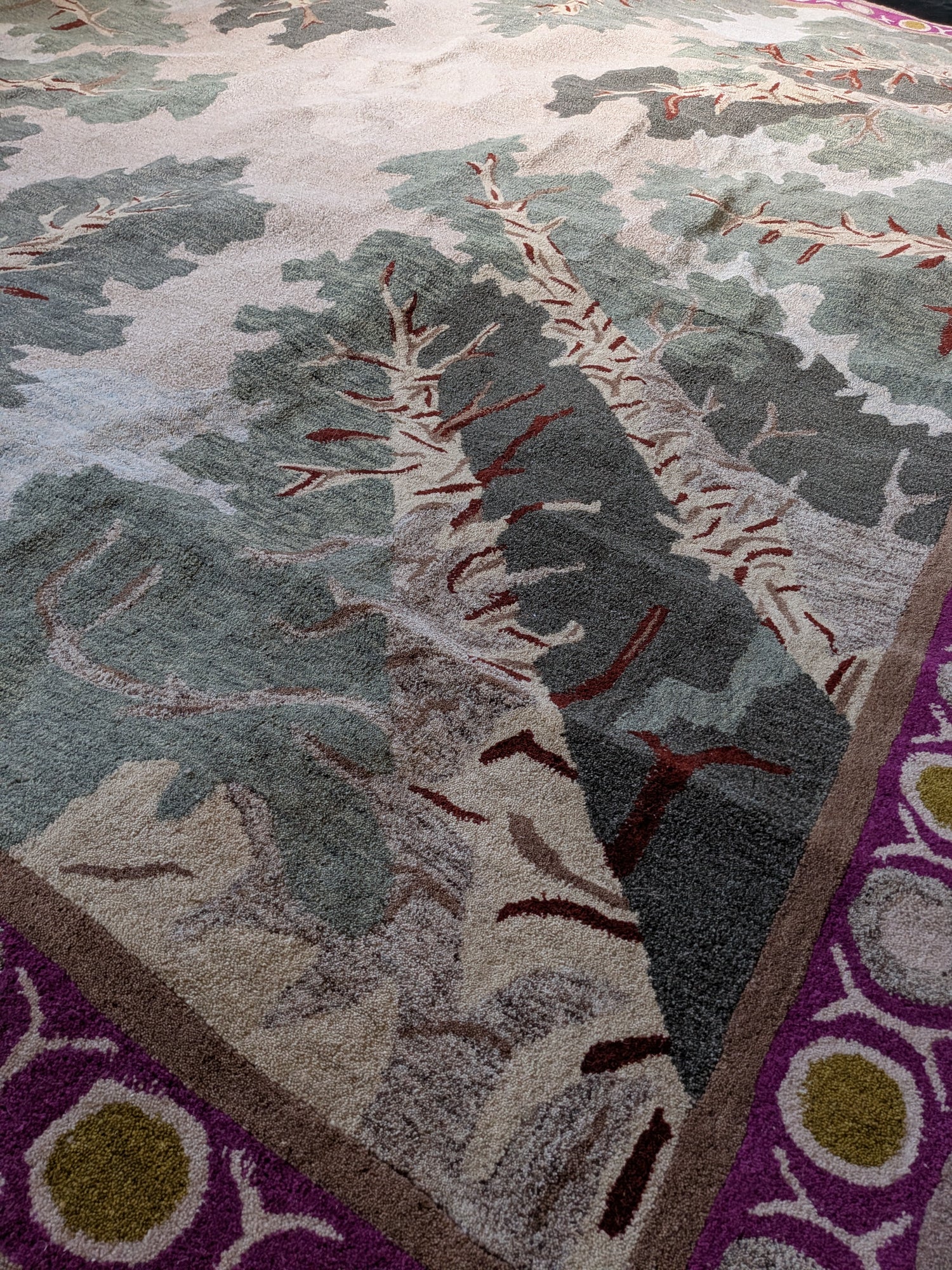 Woodland Charm Hand Tufted Rug 9 x 11 ft