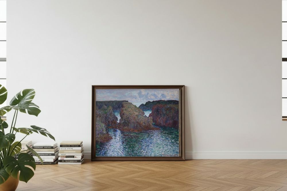 Framed room mockup - leaning