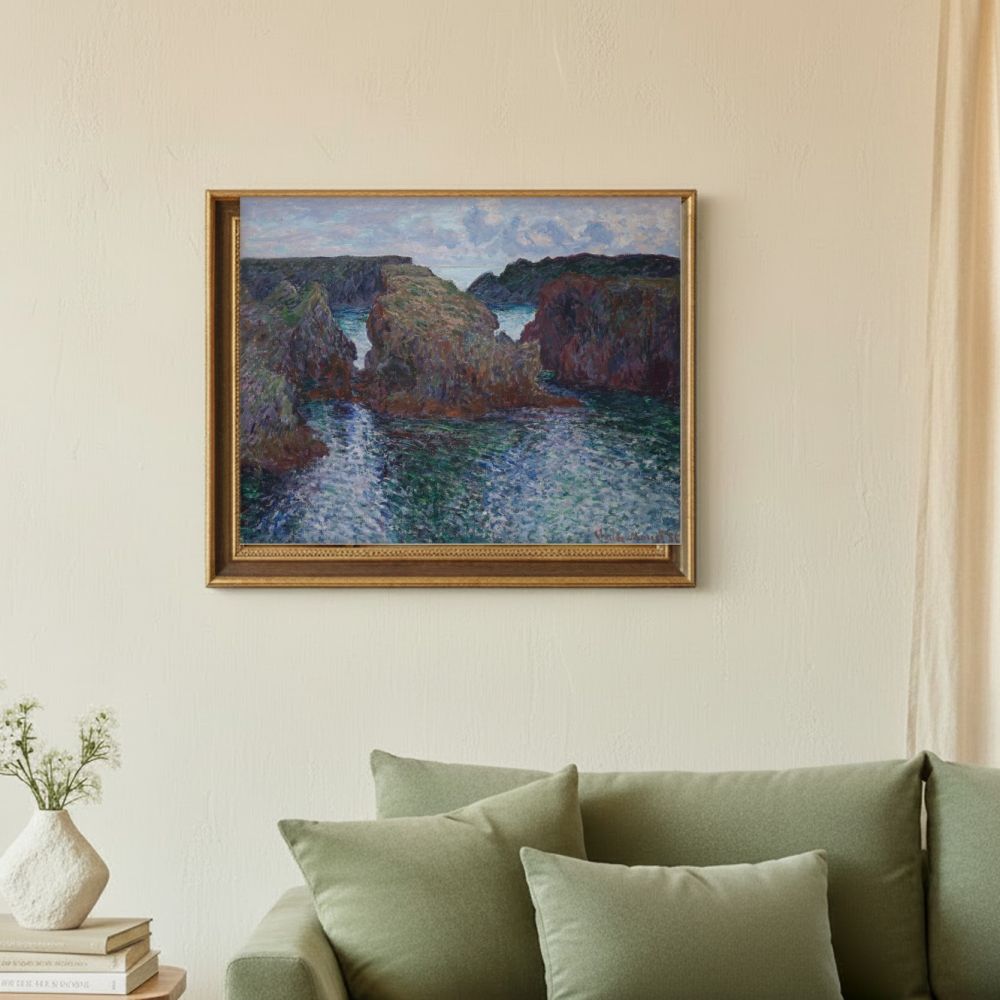 Framed room mockup - sage