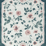 This image showcases a Romantic Vine Hand Tufted Area Rug, featuring an elegant floral pattern with intricate vine designs. The wool rug is a perfect addition to any space, particularly as a large living room rug measuring 8x10. Its subtle color palette blends beautifully with various decor styles, making it a top choice for those seeking stylish floral rugs.