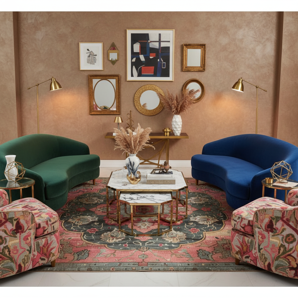 Rosy Heritage Hand Tufted Rug