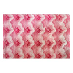 Rosy Reveriae Hand Tufted Area Rug with a vibrant pink and white floral pattern, perfect for adding a touch of elegance to large living rooms. This wool rug is an ideal choice for anyone looking for stylish area rugs for living room spaces.
