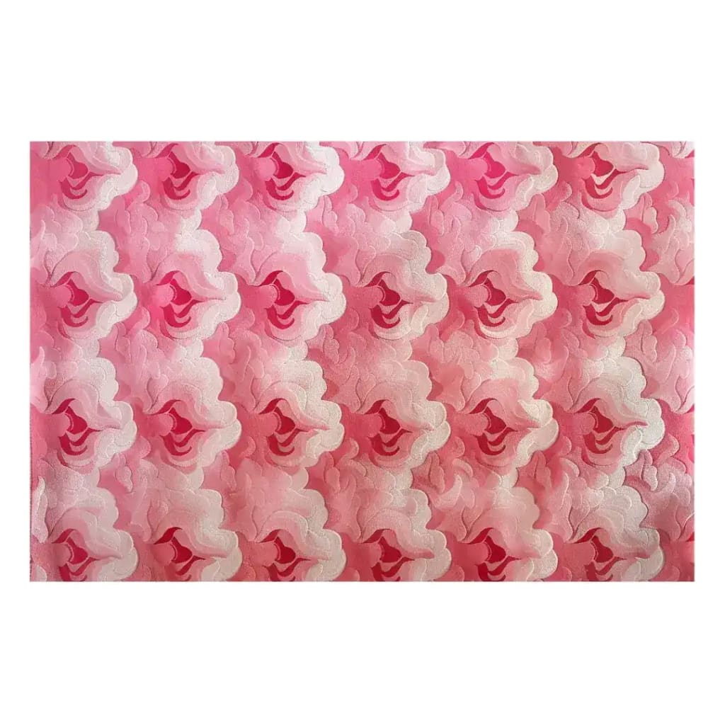 Rosy Reveriae Hand Tufted Area Rug with a vibrant pink and white floral pattern, perfect for adding a touch of elegance to large living rooms. This wool rug is an ideal choice for anyone looking for stylish area rugs for living room spaces.