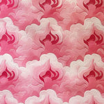 A vibrant Rosy Reveriae hand-tufted area rug featuring an abstract pink and red cloud pattern. This wool rug is perfect for large living rooms, adding a touch of elegance and warmth to your space. Ideal for those seeking stylish area rugs for living room decor.