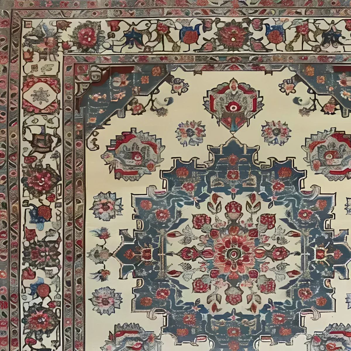 Royal Rhapsody Hand Knotted Area Rug