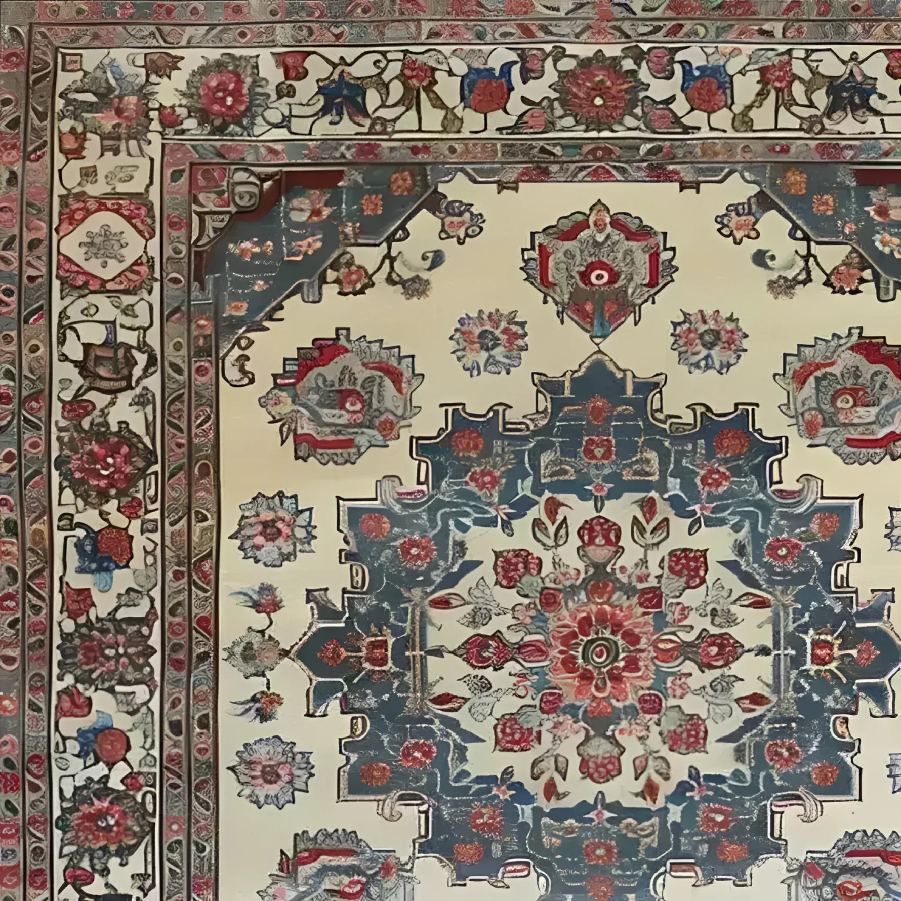 Royal Rhapsody Hand Knotted Area Rug