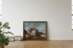 Framed room mockup - leaning