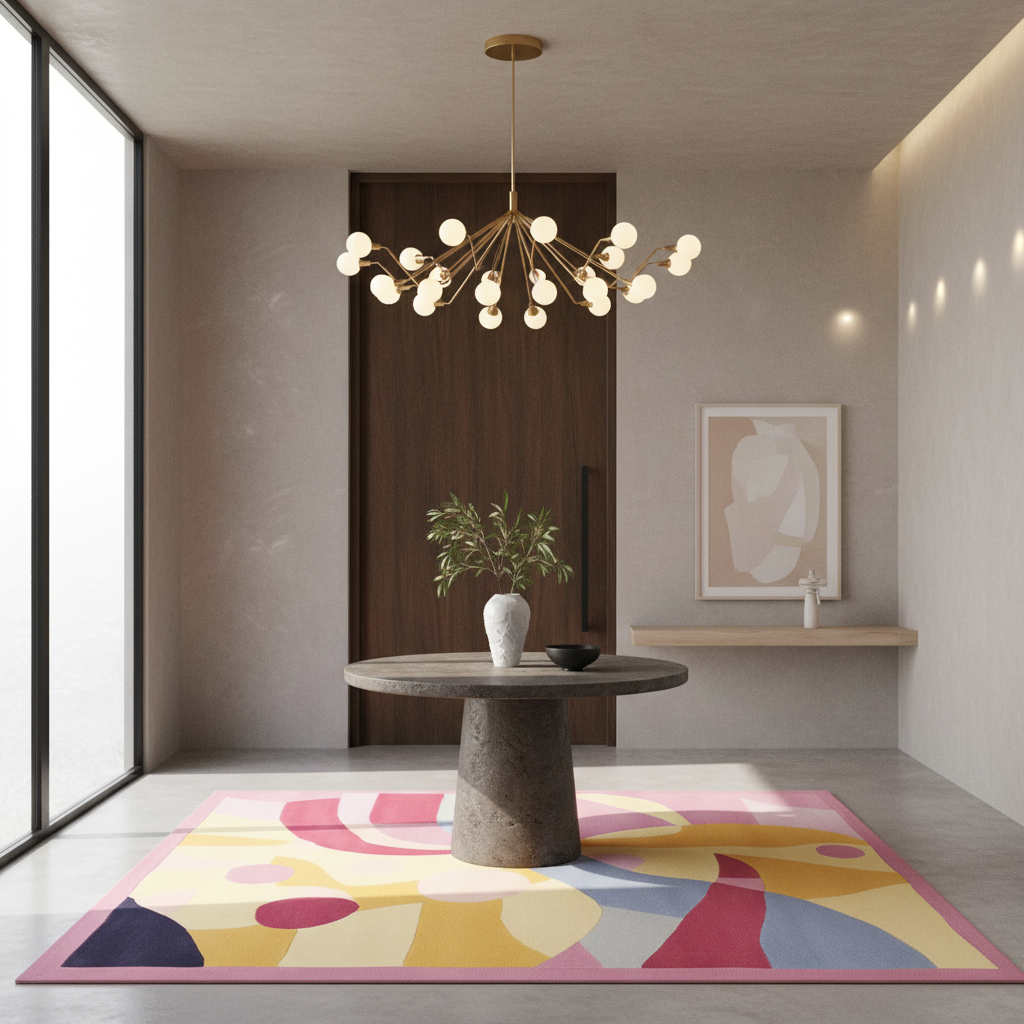 Rush of Pastels Hand Tufted Rug