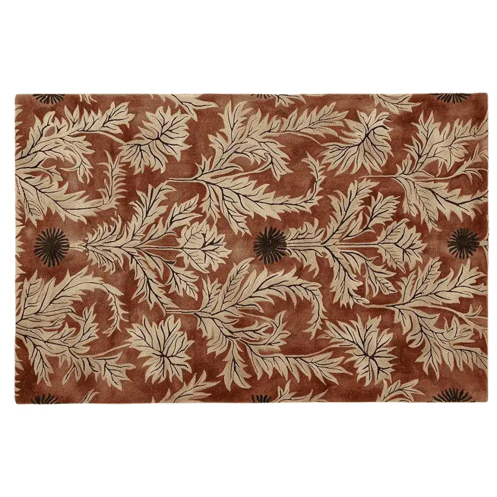This stunning Rustic Thistle Hand Tufted Area Rug features an intricate floral pattern with earthy tones, perfect for adding a vintage touch to your living space. Ideal for those seeking stylish living room area rugs, this wool rug combines elegance with durability, making it a standout piece among large living room rugs.