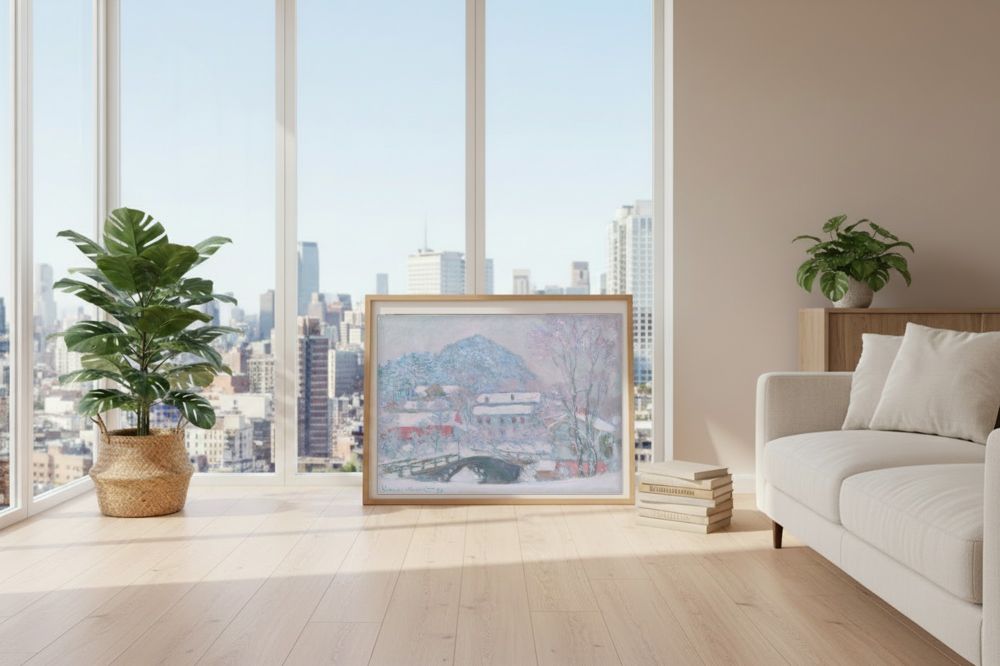 Framed room mockup - loft