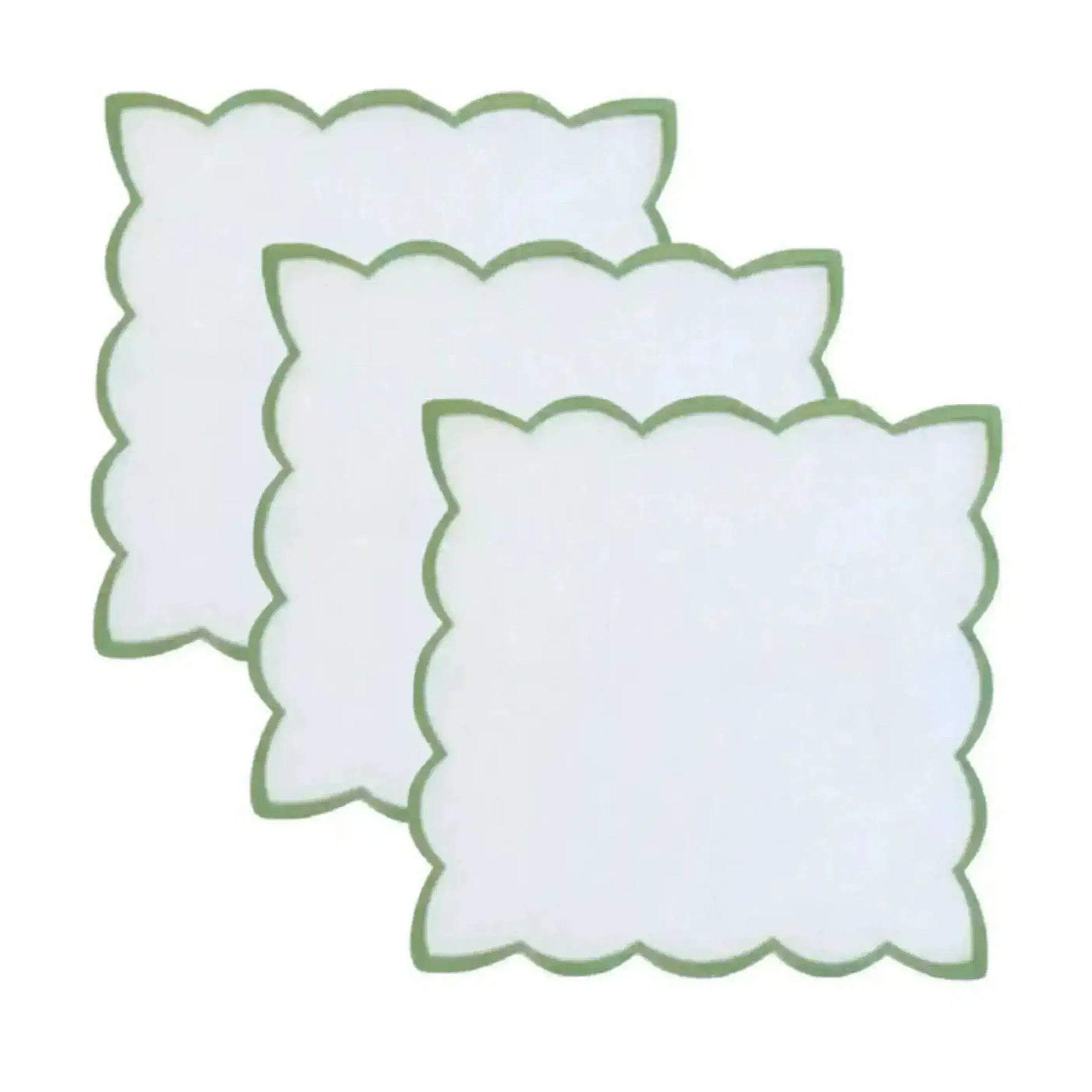Scalloped Elegance Placemats - MAIA HOMES