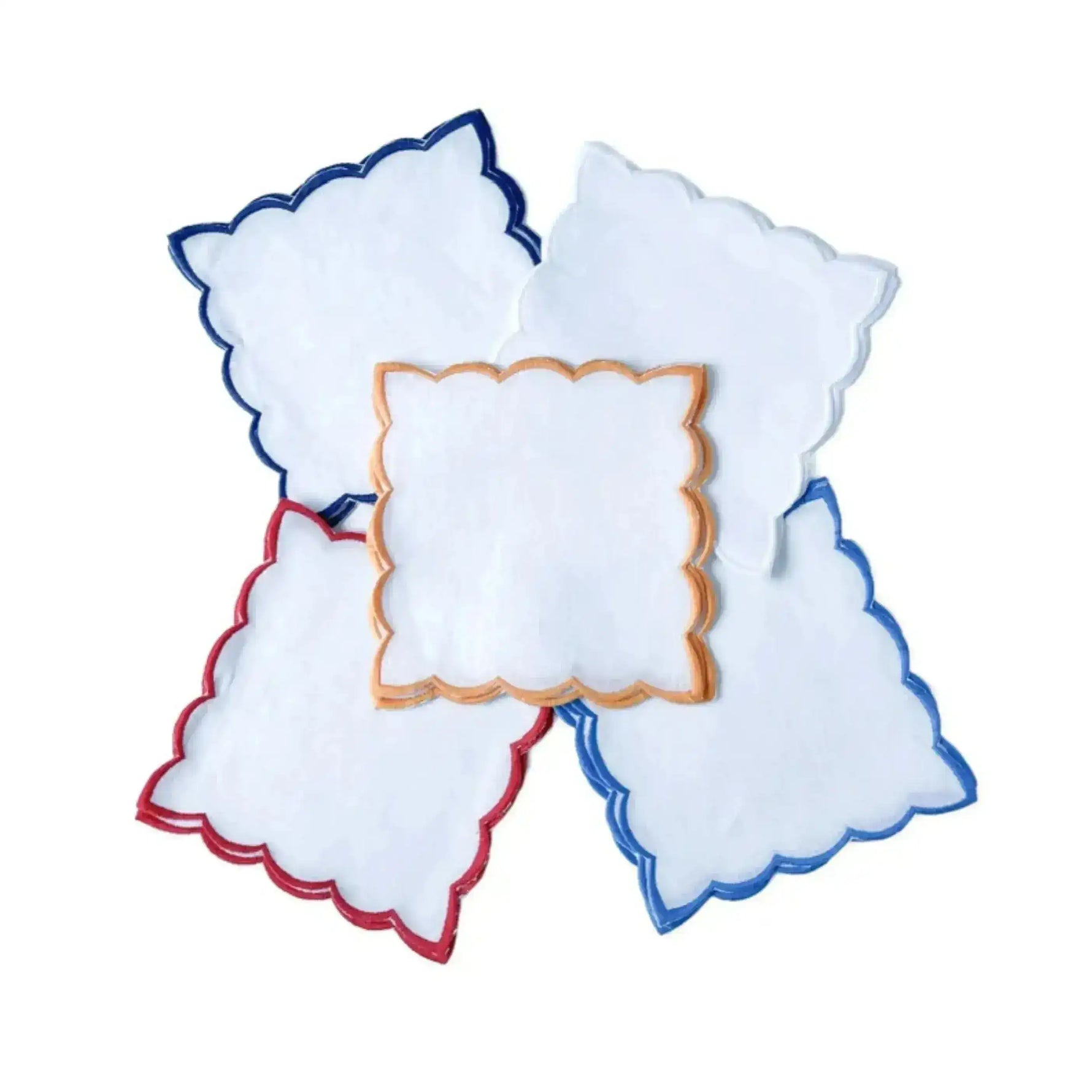 Scalloped Elegance Placemats - MAIA HOMES