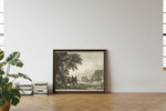 Framed room mockup - leaning