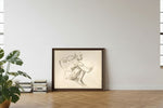 Framed room mockup - leaning