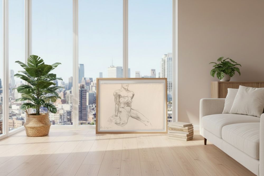 Framed room mockup - loft