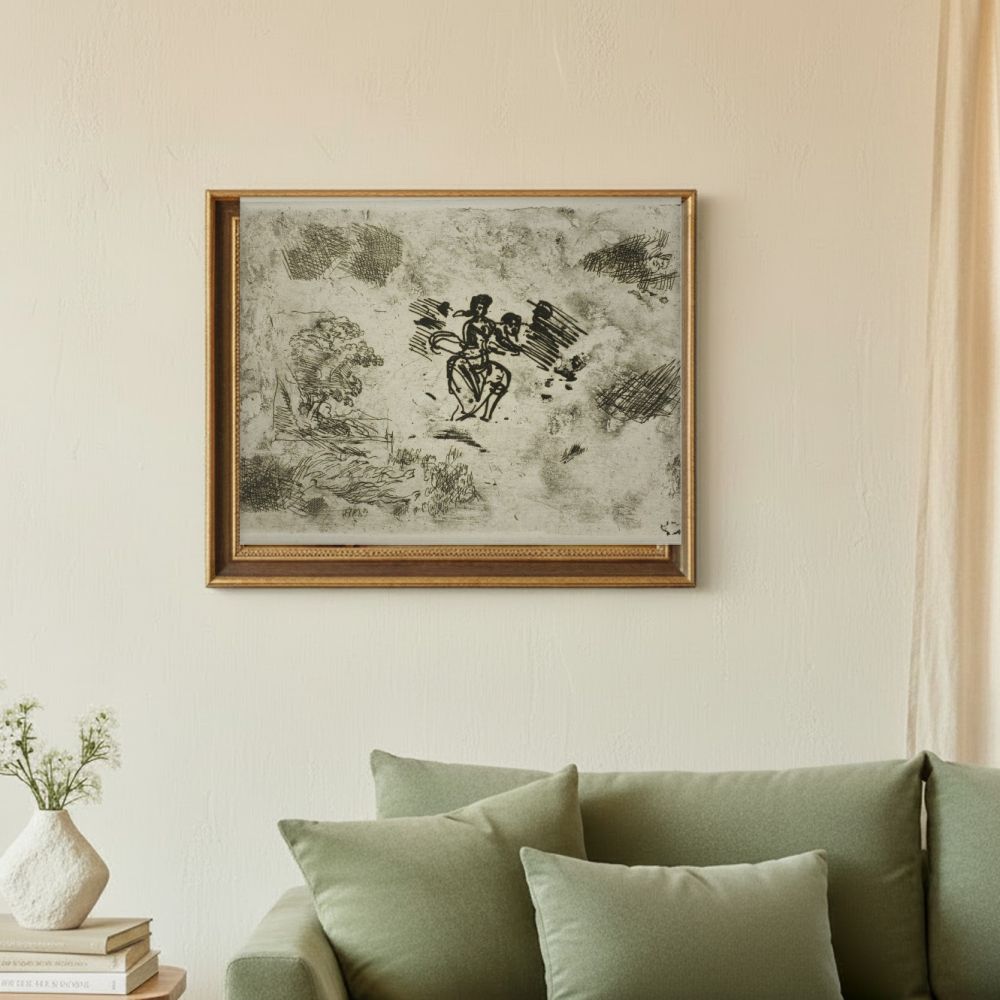 Framed room mockup - sage