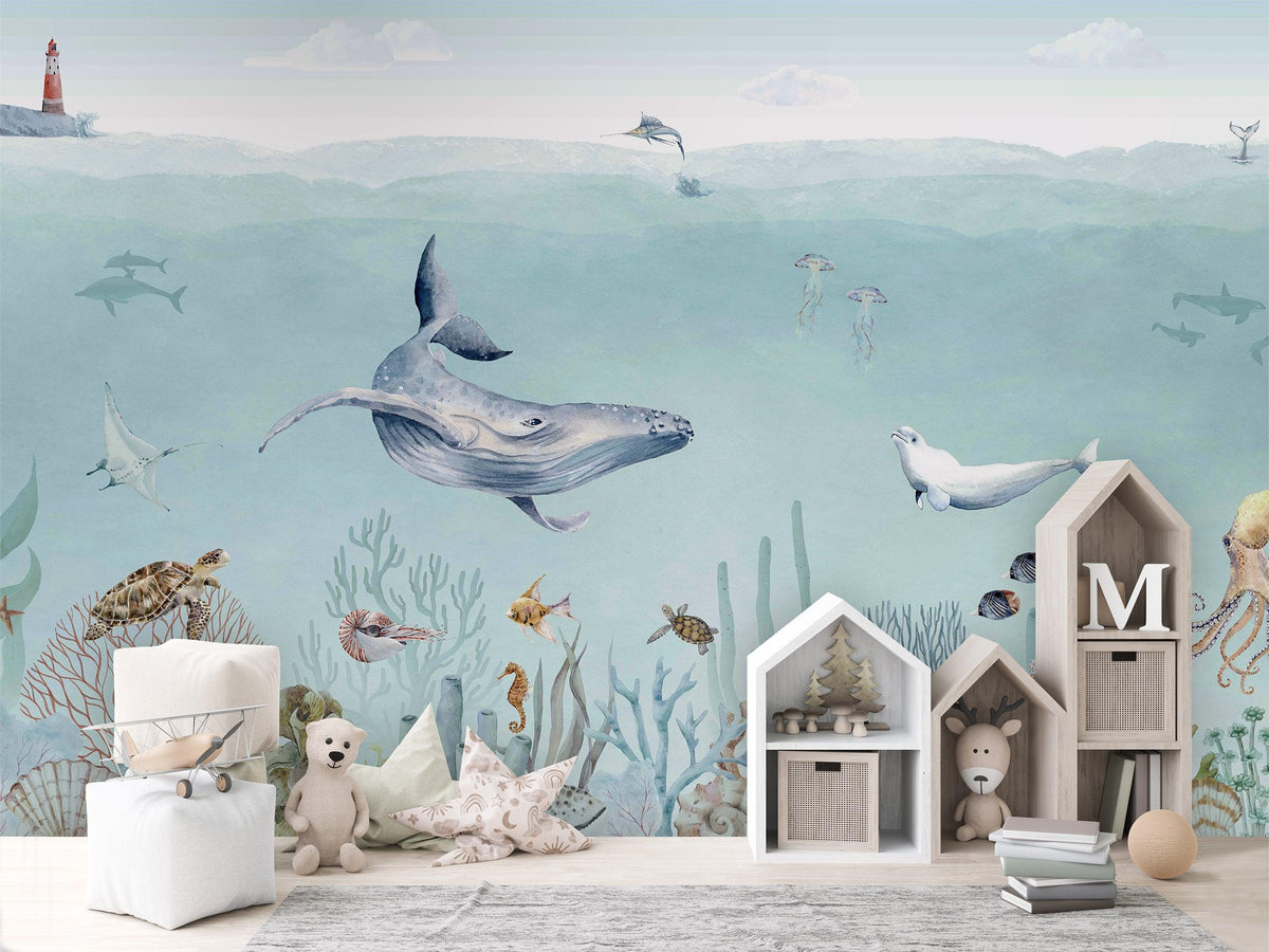 Secret Sealife Wallpaper Mural