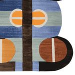 Segmented Balance Form Hand Tufted Rug