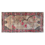 A stunning area rug featuring a vibrant floral design with blossoms and branches, perfect for adding elegance to living rooms. This 8x10 floral rug showcases intricate details and a harmonious blend of colors, making it a standout piece among area rugs for living room settings.