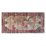 A stunning area rug featuring a vibrant floral design with blossoms and branches, perfect for adding elegance to living rooms. This 8x10 floral rug showcases intricate details and a harmonious blend of colors, making it a standout piece among area rugs for living room settings.