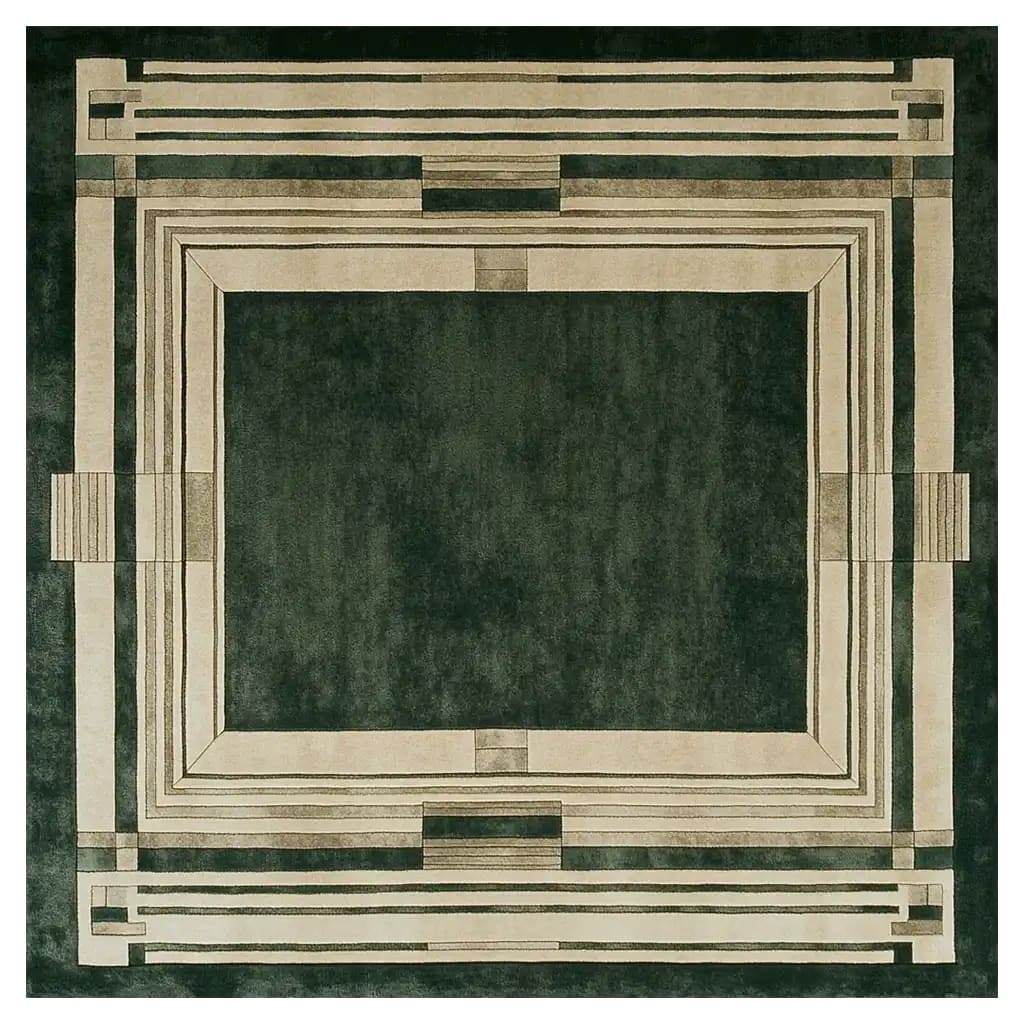 Serene Gateway Hand Tufted Wool Rug