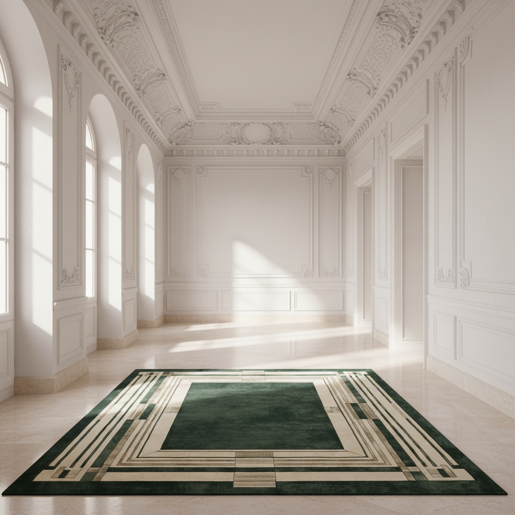 Serene Gateway Hand Tufted Wool Rug