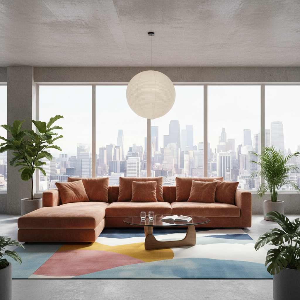Serene Horizon Hand Tufted Rug