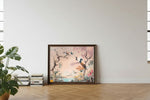 Framed room mockup - leaning