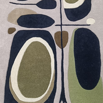 Serenity Shapes Hand Tufted Rug