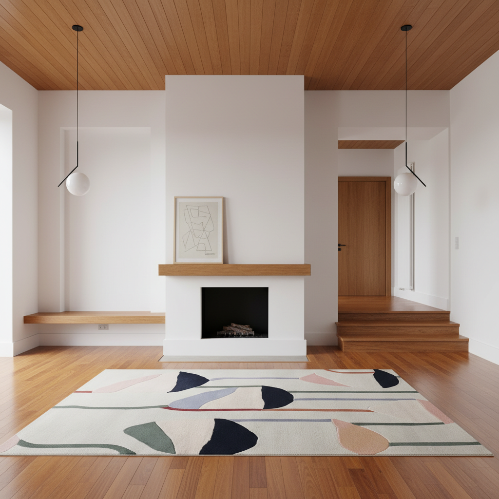 Shape Line Flow Hand Tufted Rug