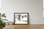 Framed room mockup - leaning