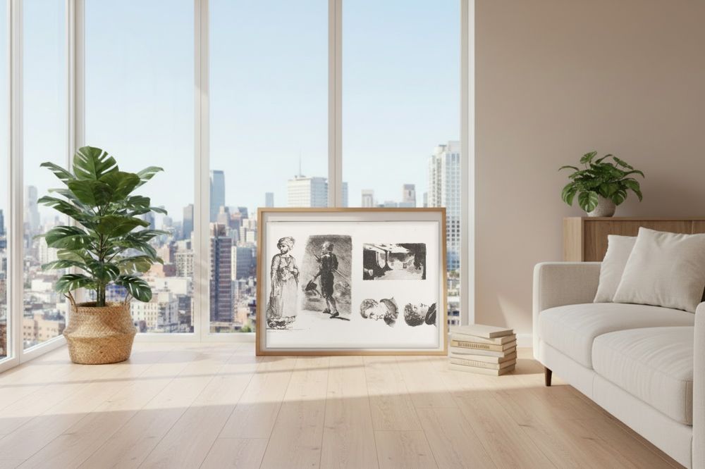 Framed room mockup - loft