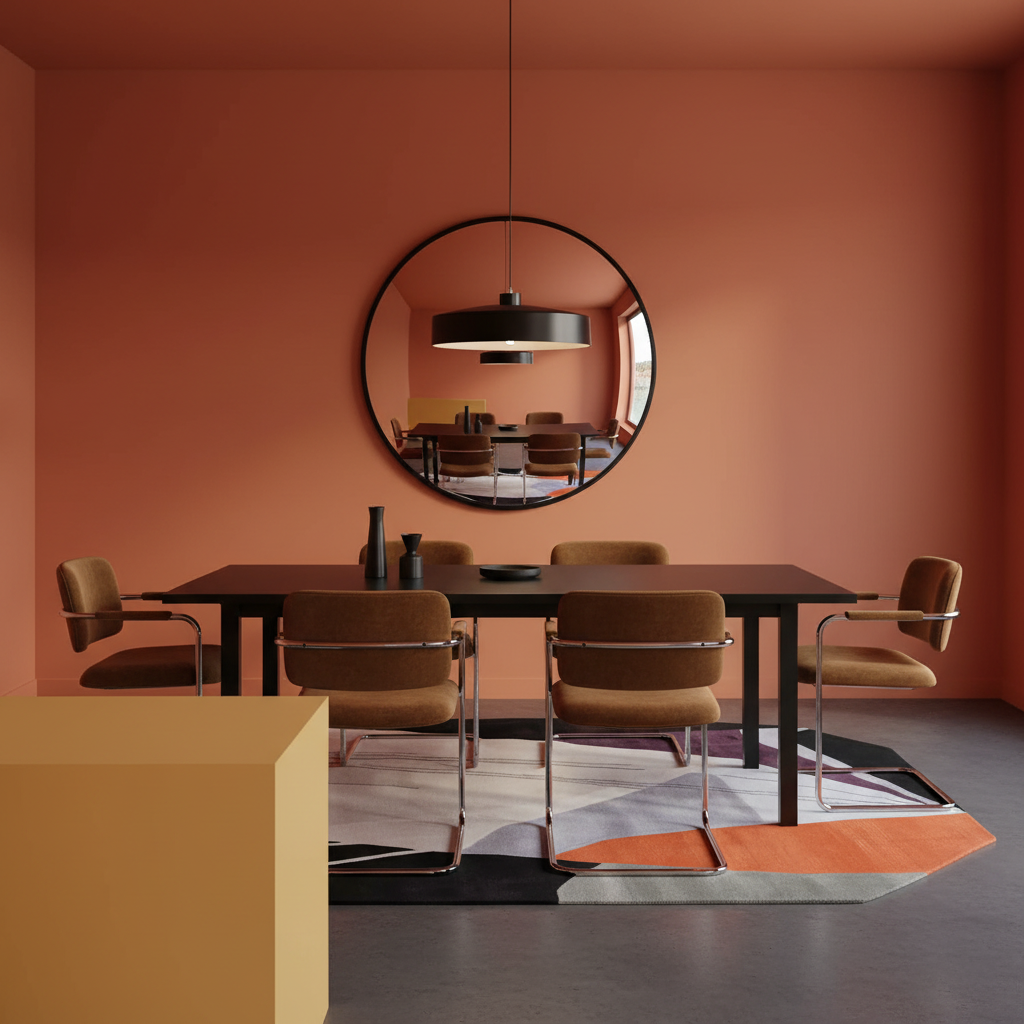 Silent Shape Theory Hand Tufted Rug