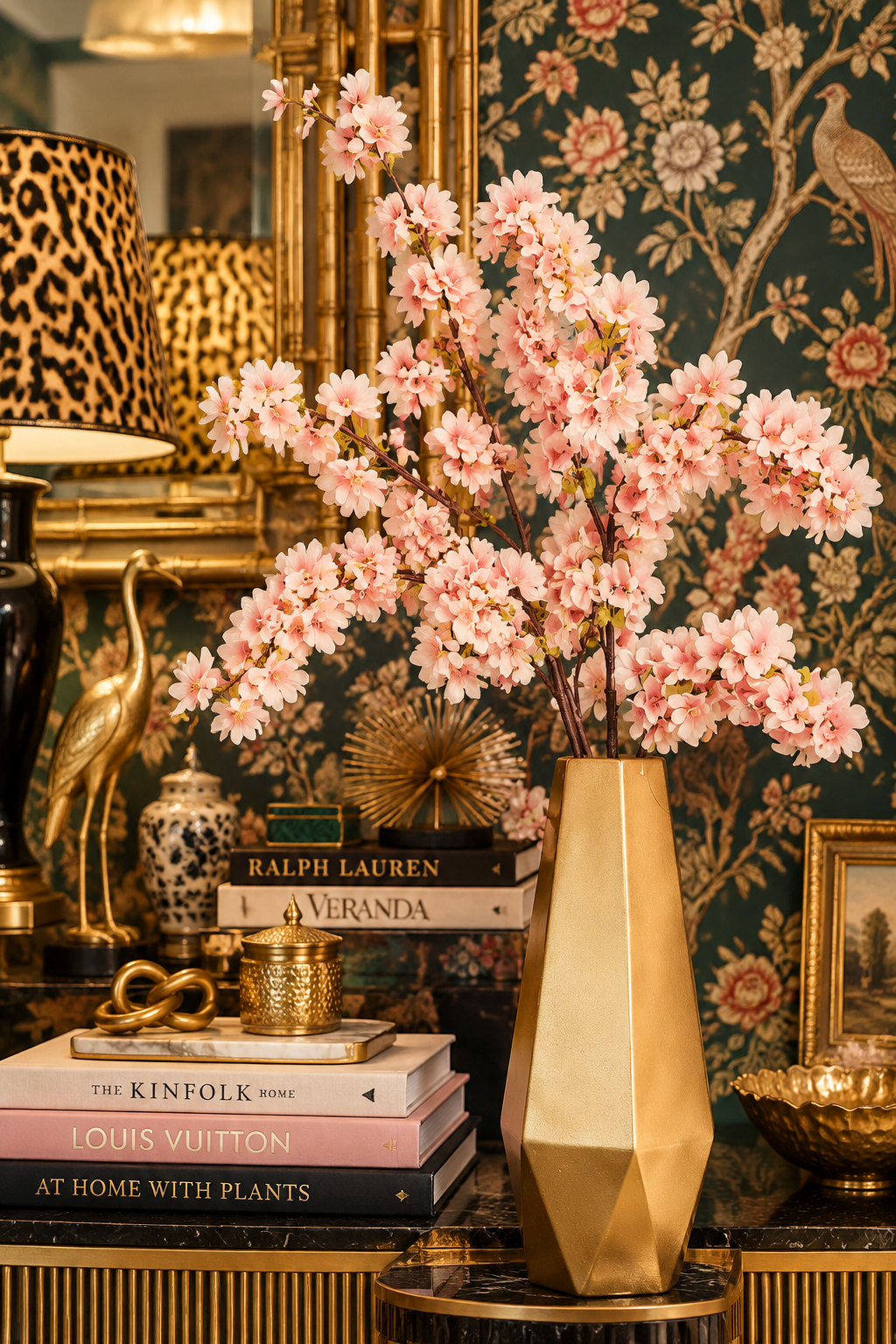 Silk Pink Cherry Blossom