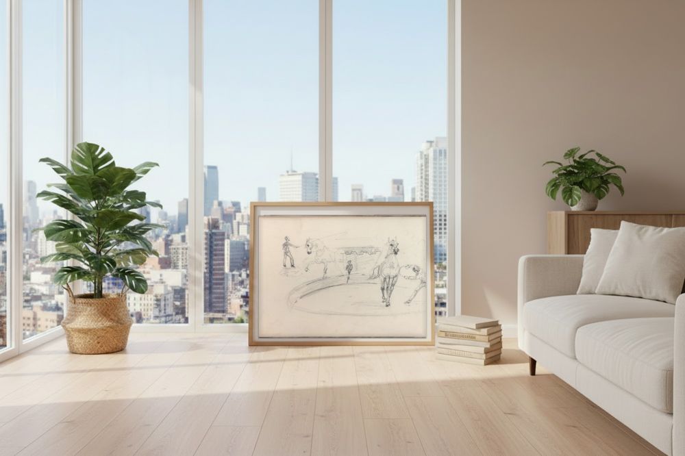 Framed room mockup - loft