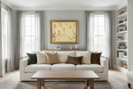 Framed room mockup - gold