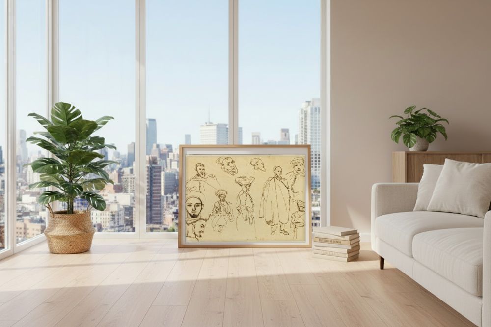 Framed room mockup - loft