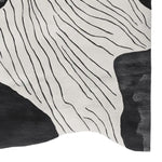Slate Canyon Drift Hand Tufted Area Rug featuring an abstract black and white design. This contemporary wool rug is perfect for adding a modern touch to living room spaces. Ideal for living room rugs 8x10 or area rugs for living room decor.