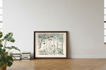 Framed room mockup - leaning