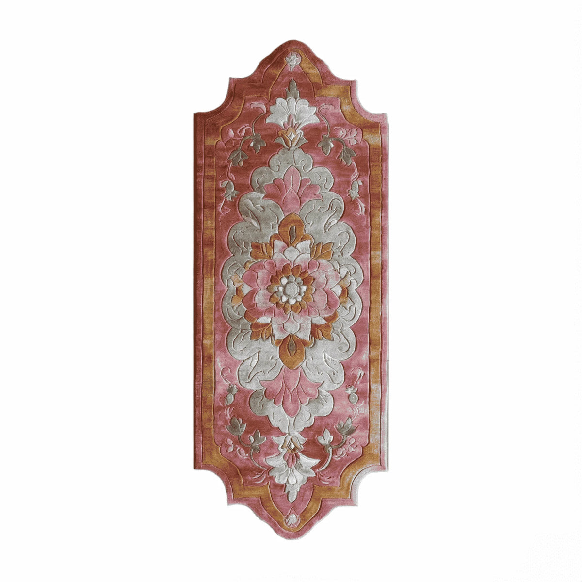 Soft Blush Hand Tufted Wool Runner Rug - MAIA HOMES