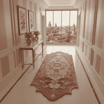 Soft Blush Hand Tufted Wool Runner Rug - MAIA HOMES