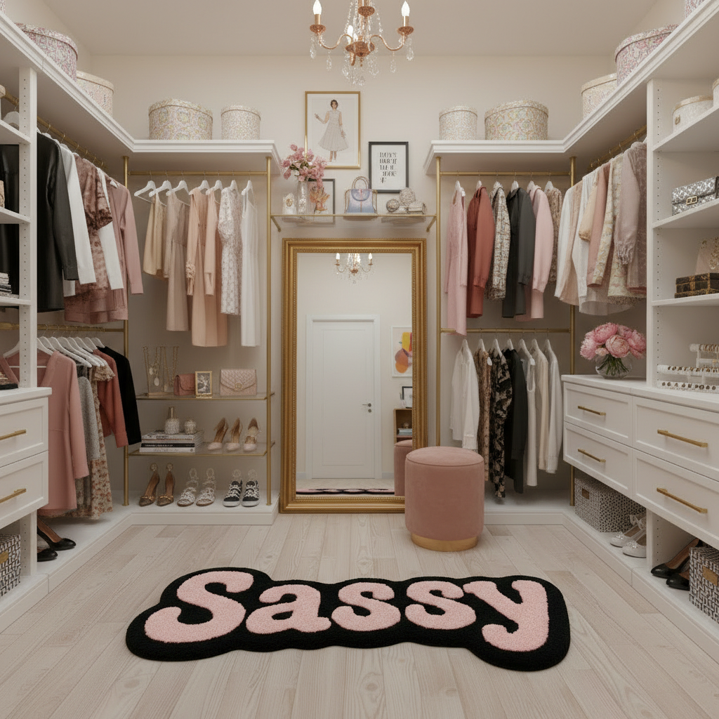 Girl Boss Hand Tufted Wool Rug