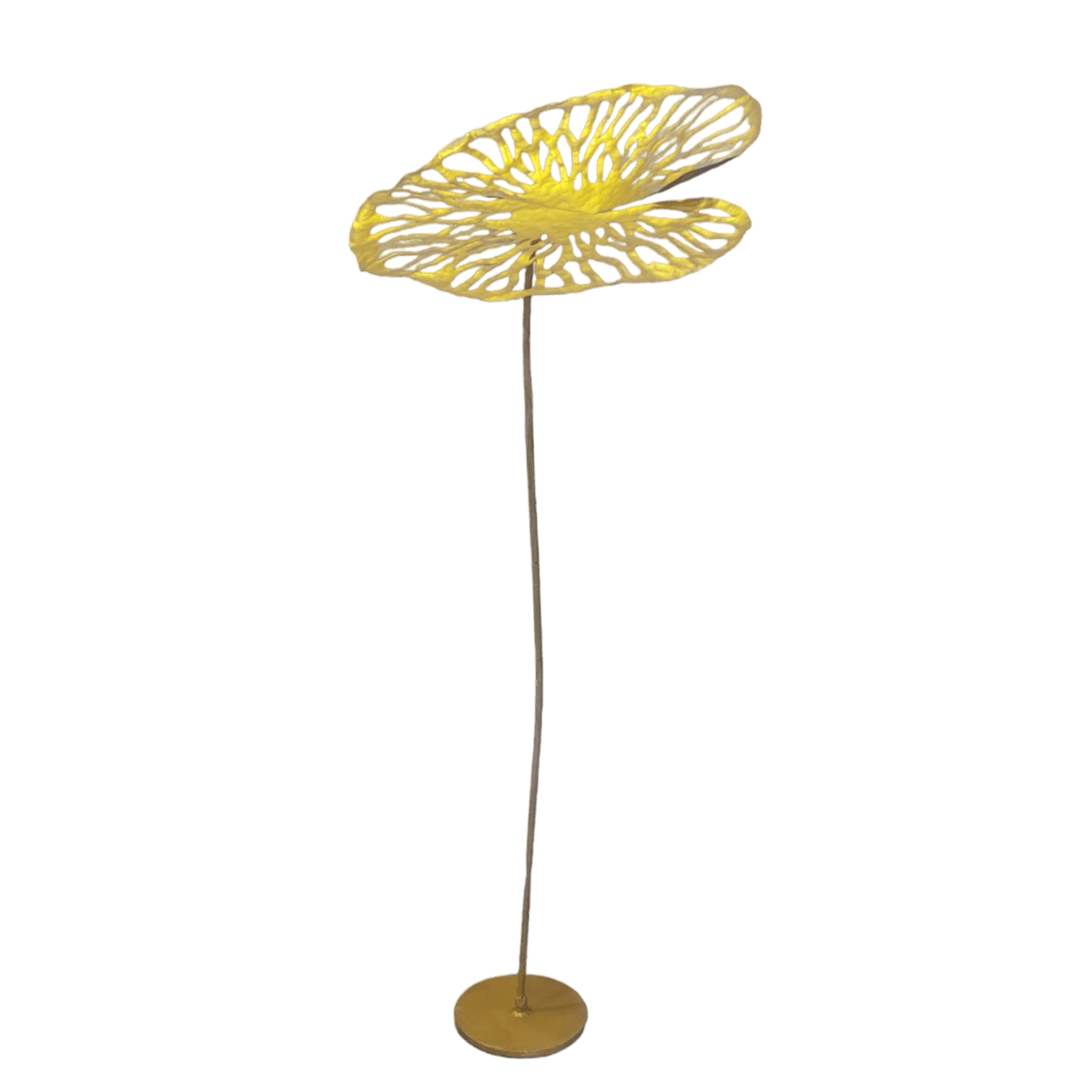 Solid Brass Lotus Leaf Decorative Tree